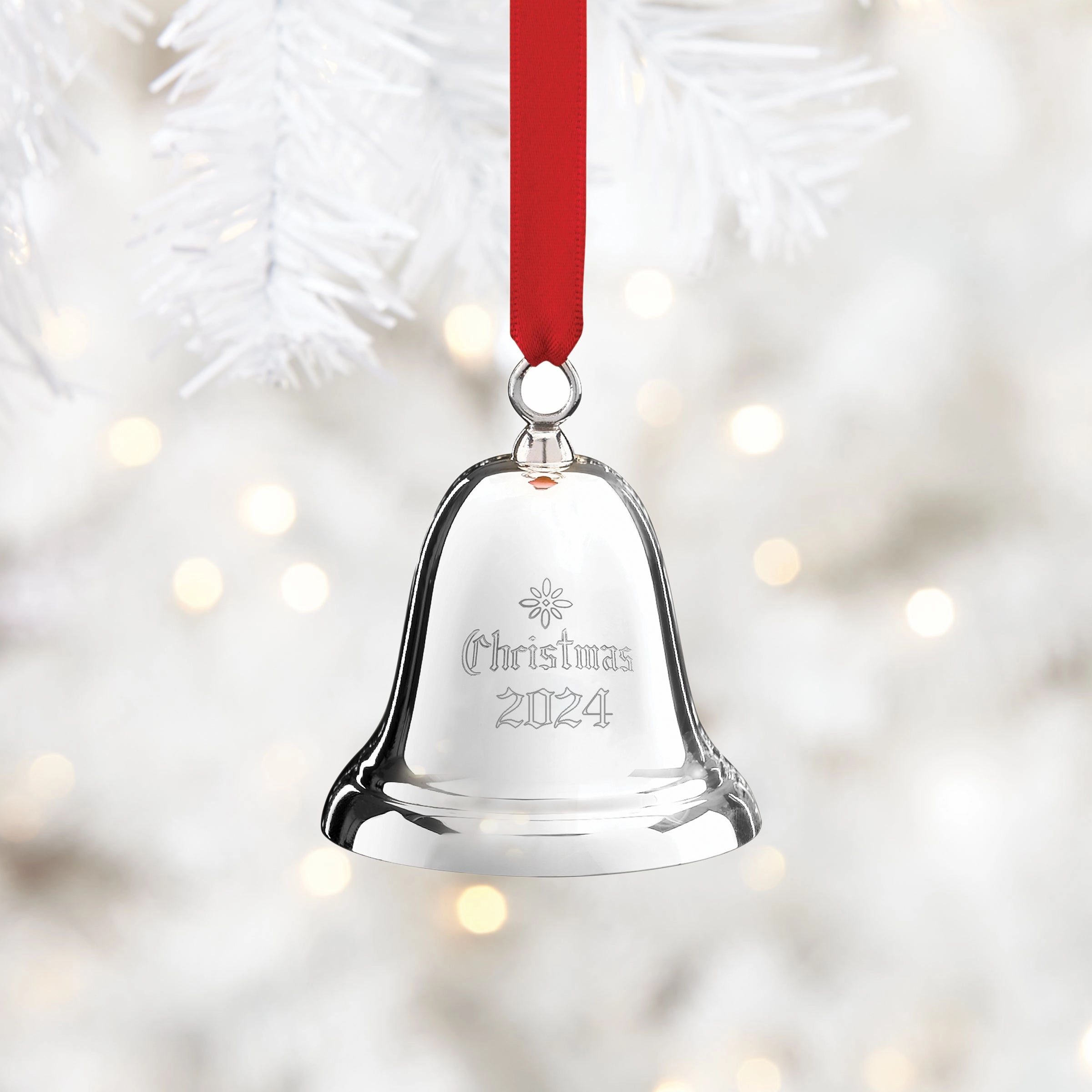2024 40th Annual Christmas Bell Sterling Silver Ornament