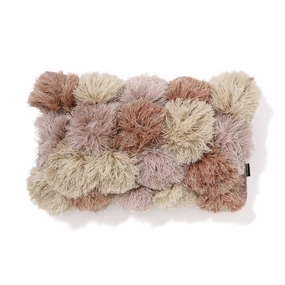 3D APPLIQUE POMPOM CUSHION COVER 25 PINKbedding sets ,throw blankets 