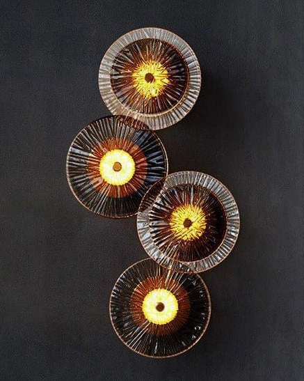 4-Light Modern Art Wall Sconce