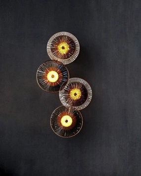 4-Light Modern Art Wall Sconcemodern wall lamp,smart wall lamp