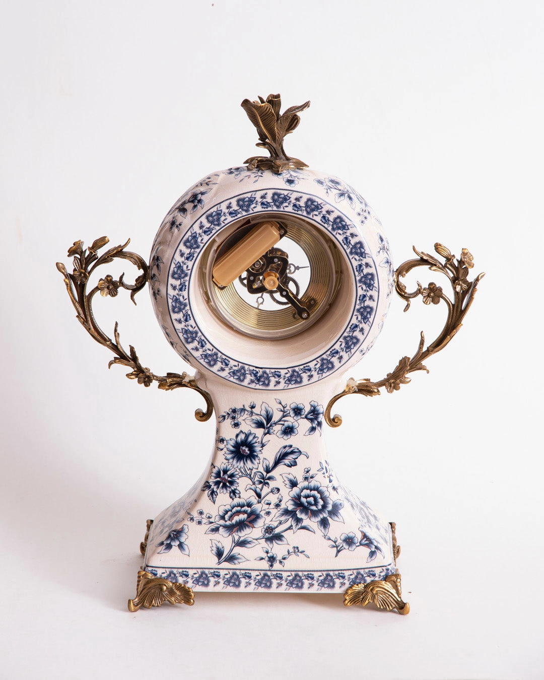 'Baroque Bloom' Ornamental Decorative Table clock