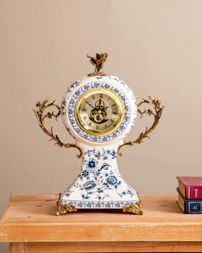 'Baroque Bloom' Ornamental Decorative Table clockhome decor ,wall decor 