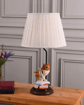 'Guardian of Knowledge' Owl Table Lampmodern wall lamp,smart wall lamp
