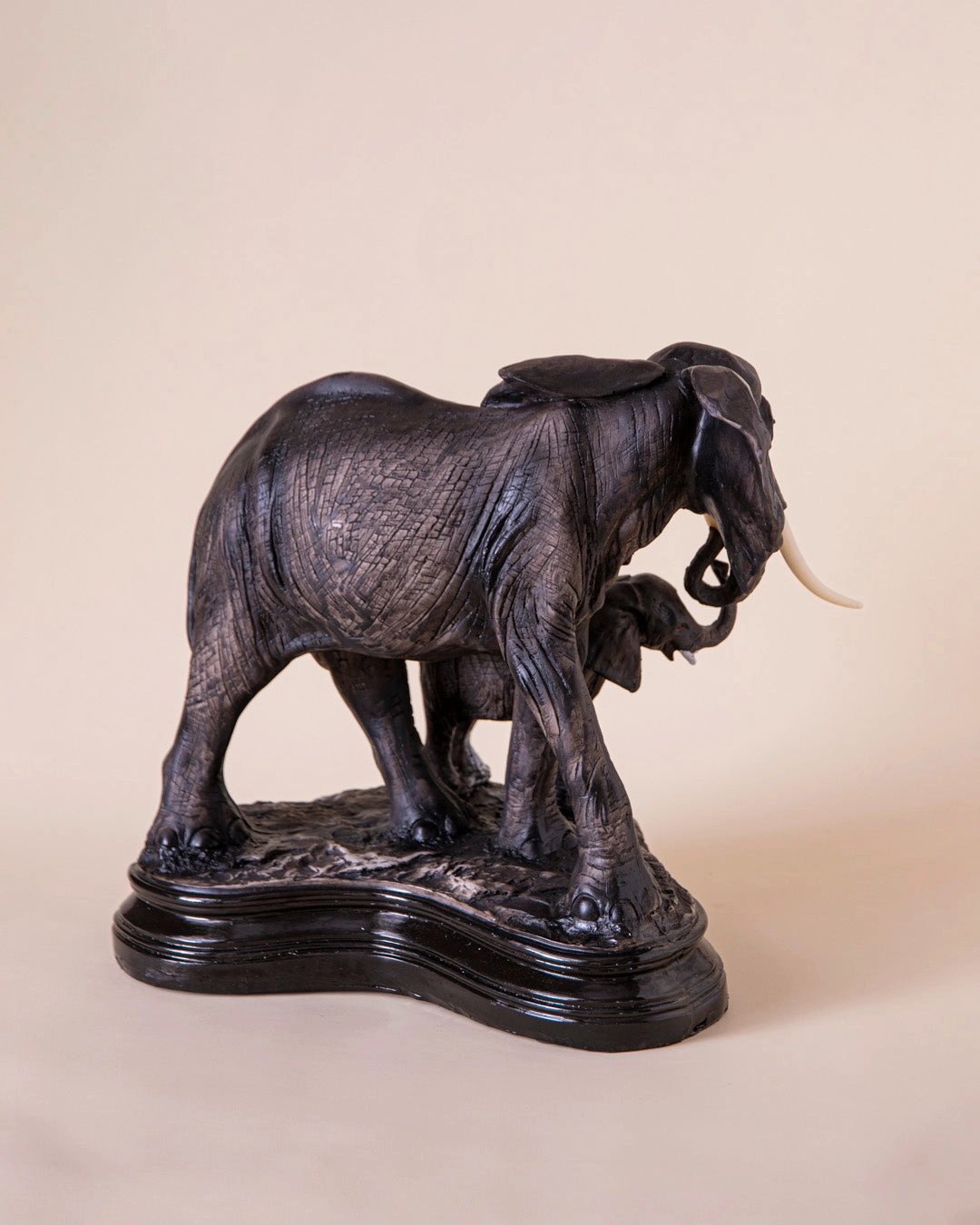 'Mother's Love' Tabletop Elephant Sculpture