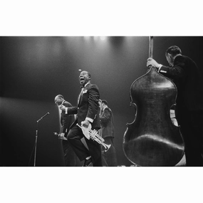 "Louis Armstrong On Stage" from Getty Imagesnordic style wall decor