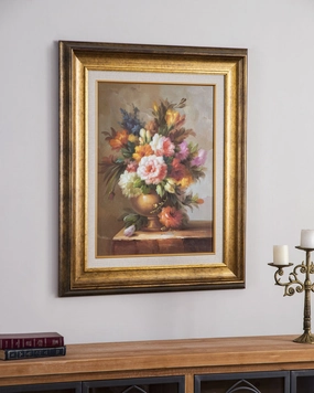 'Still Life' Handmade Oil Painting - 28x32 Inchnordic style wall decor