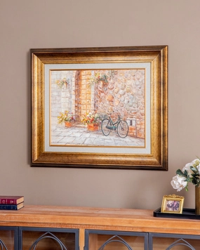 'The Cycle' Handmade Oil Painting - 28x32 Inchnordic style wall decor