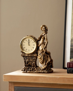 'Victorian Lady' Table Top Clockhome decor ,wall decor 