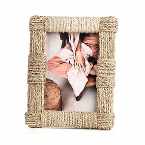 Abaca Rope Frame - 5"x7"bedding sets ,throw blankets 