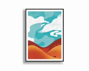 Abstract Desertnordic style wall decor