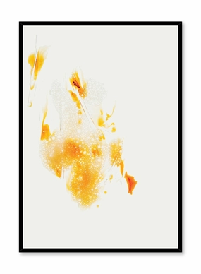 Abstract in Orange, Posterpop culture themed posters