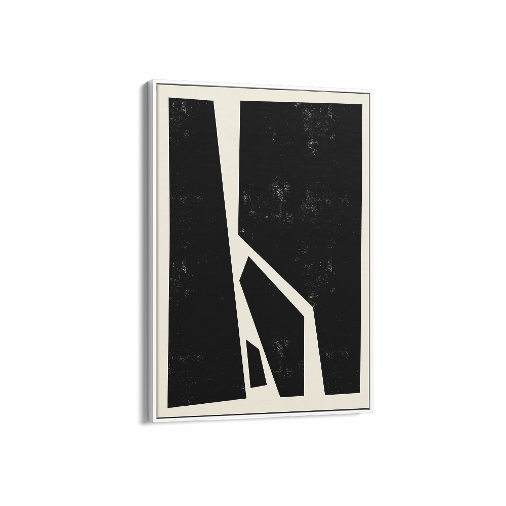 Abstract Squares Right Black