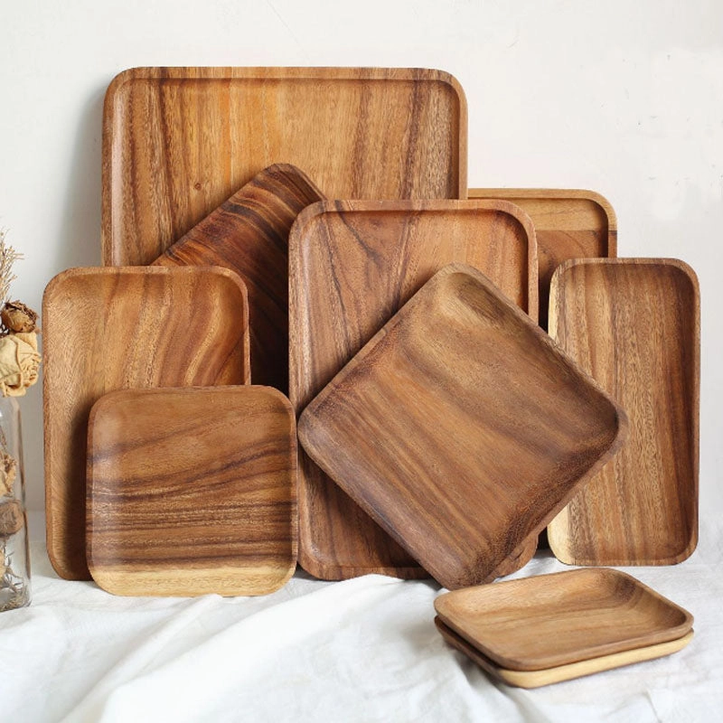 Acacia Wood Serving Trays