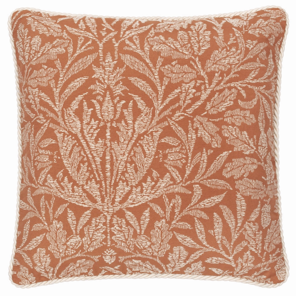 Acorn Tonal Jacquard Cushion Brick