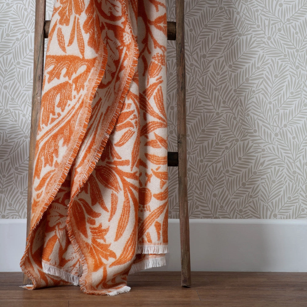 Acorn Tonal Jacquard Throw Brickhome decor ,wall decor 