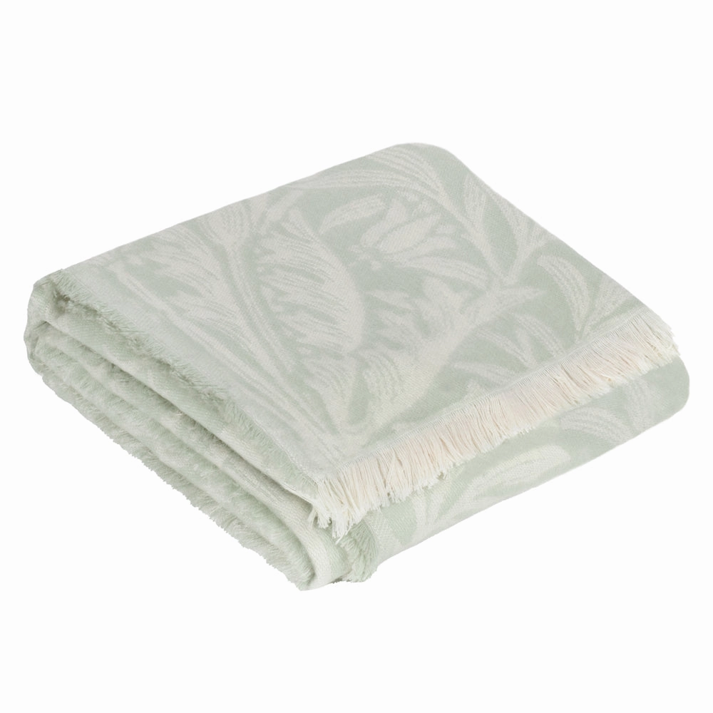 Acorn Tonal Jacquard Throw Sage