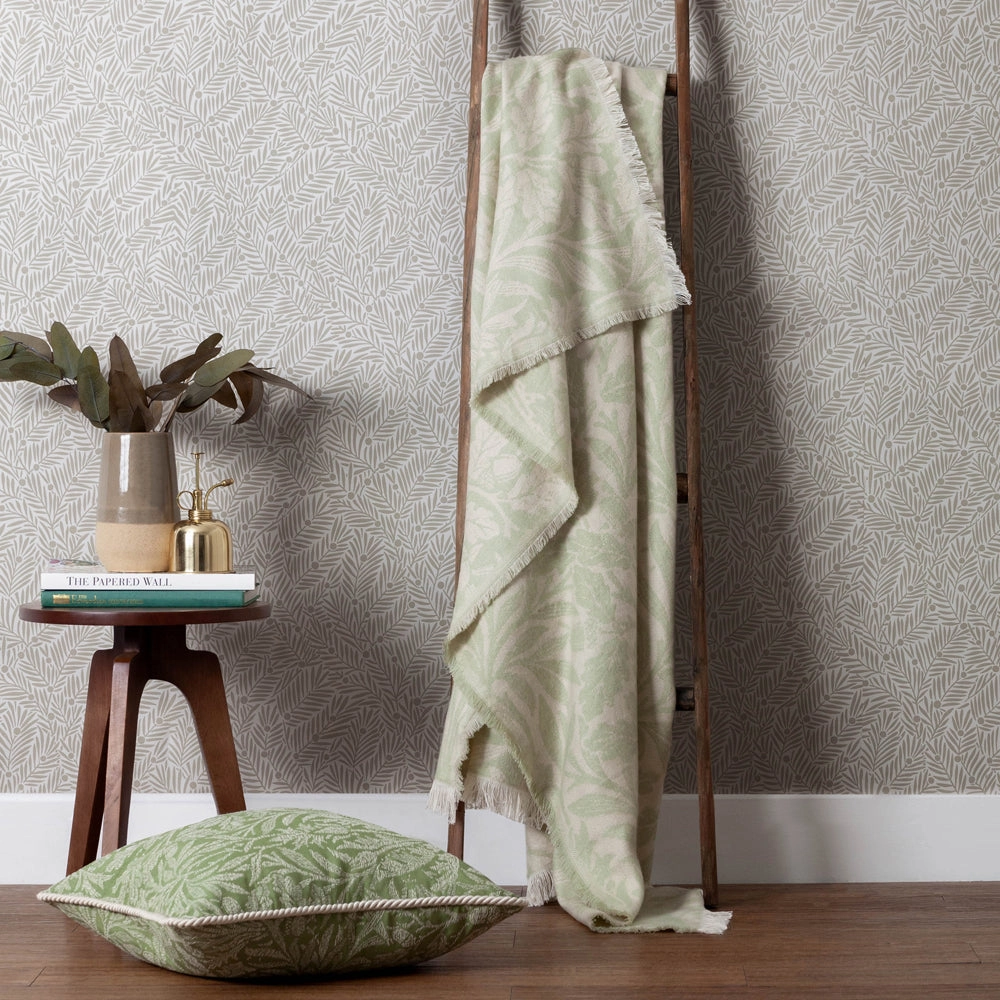 Acorn Tonal Jacquard Throw Sage