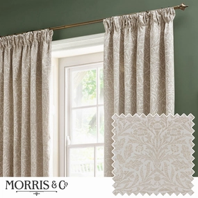 Acorn Tonal Matt Jacquard Pencil Pleat Curtains Ivorybedding sets ,throw blankets 