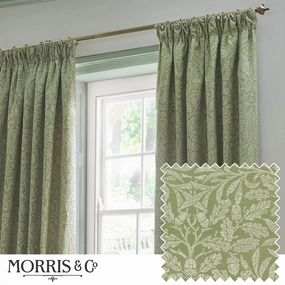 Acorn Tonal Matt Jacquard Pencil Pleat Curtains Sagehome decor ,wall decor 