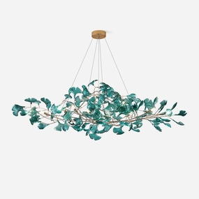 Acrylic Ginkgo Leaf Chandelierrustic chandelier,bedroom chandelier 