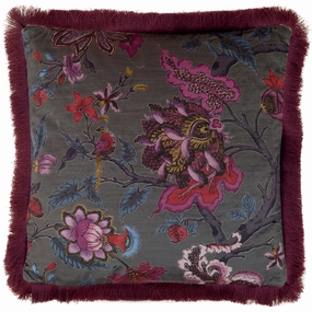 Adhira Printed Cushion Slatebedding sets ,throw blankets 