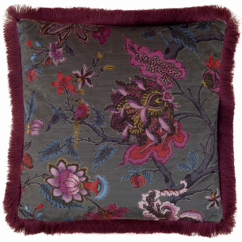 Adhira Printed Cushion Slatebedding sets ,throw blankets 