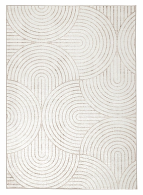 Adlin Beige Cream Indoor Outdoor Washable Rugmodern color block patchwork rug