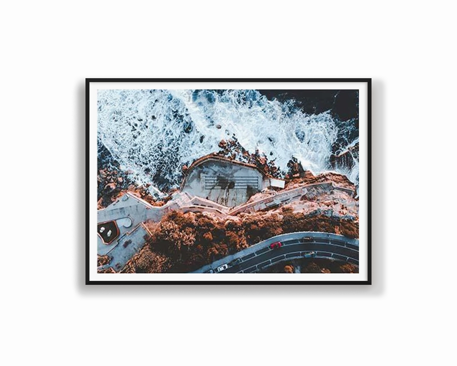 Aerial Bronte Bathsnordic style wall decor