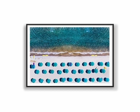 Aerial Umbrella Beachnordic style wall decor