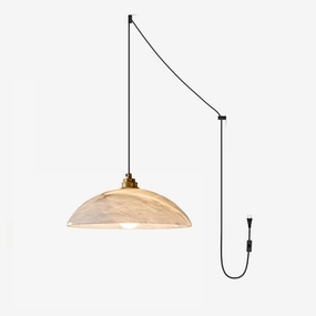Alabaster Dome Swag Pendant LampScandinavian pendant light ,modern chandelier 