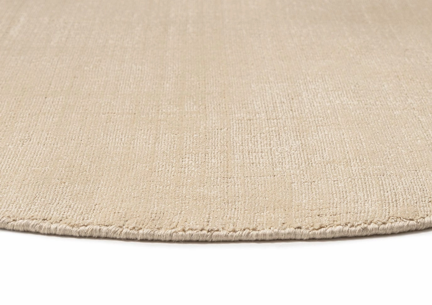 Alek Cream Handwoven PET Round Rug