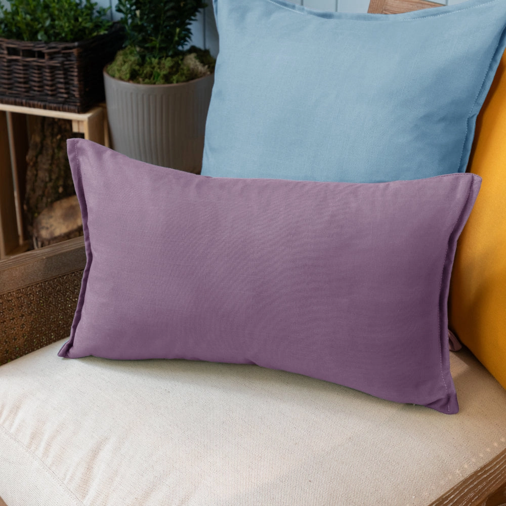 Alfresco Outdoor Oxford Cushion Heather