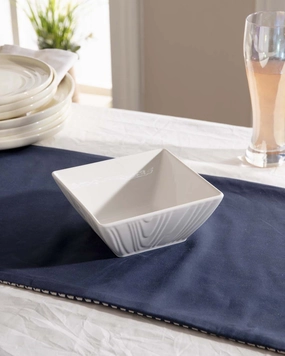 All White Snowy Square Bowlmodern kitchen decor ,kitchen dinner set ,dinnerware 