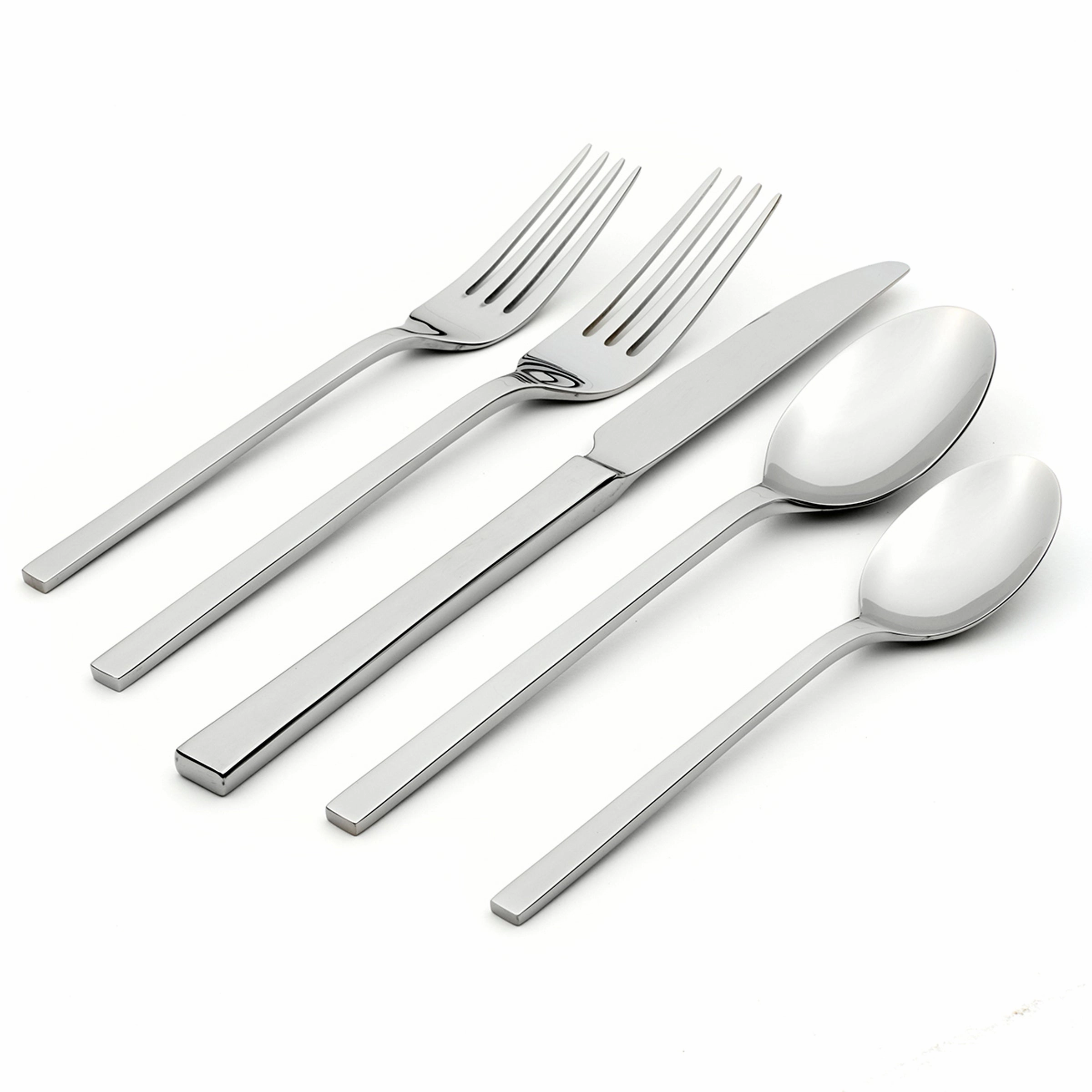 Allay 20 Piece Flatware Seteco-friendly bamboo fiber tableware set 