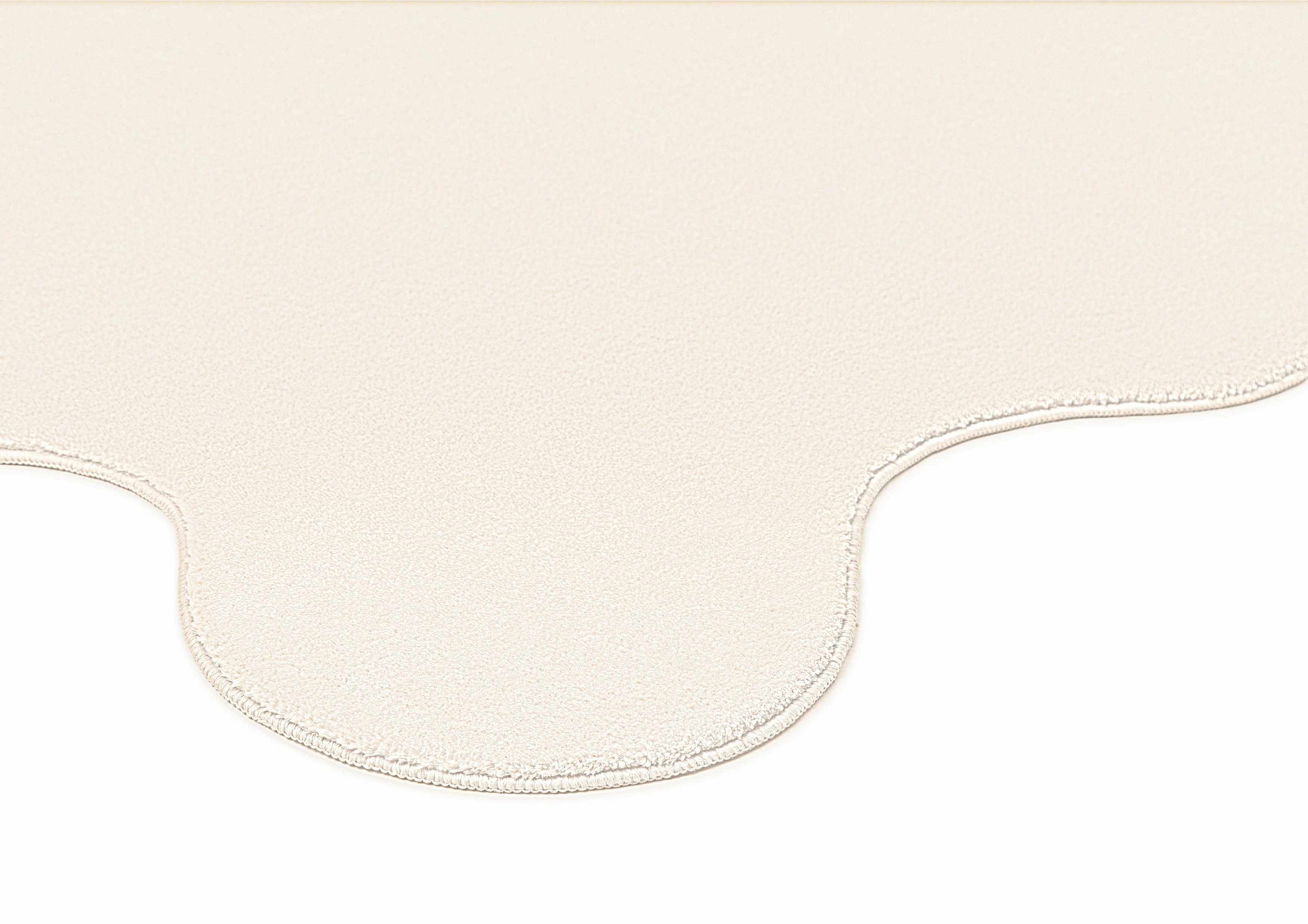 Allen Neutral Scallop Washable Rug