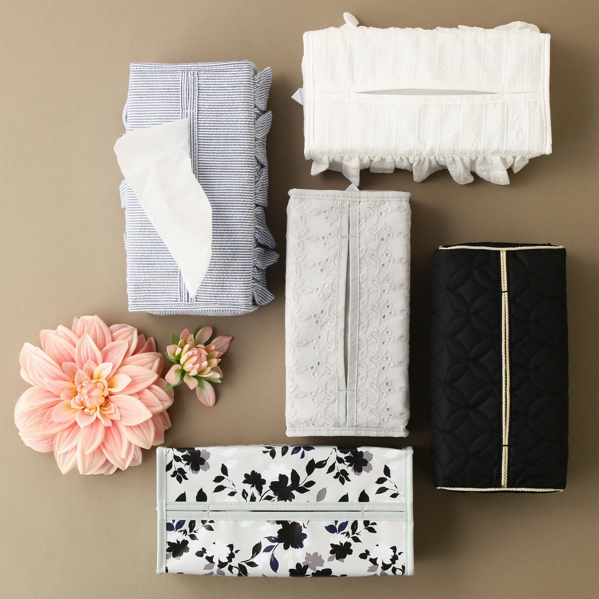 Allie Tissue Cover Botan Gray