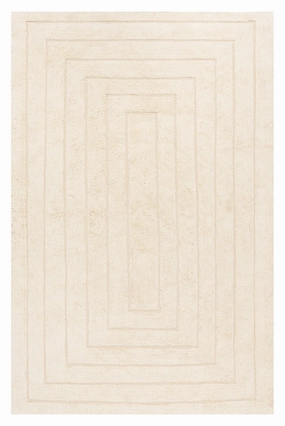 Allison Cream Beige Modern Cotton Washable Rug *NO RETURNS UNLESS FAULTYmodern color block patchwork rug