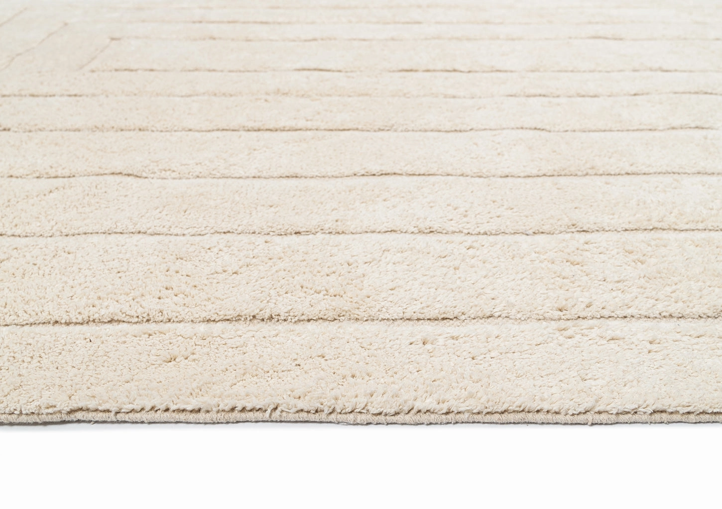 Allison Cream Beige Modern Cotton Washable Rug *NO RETURNS UNLESS FAULTY