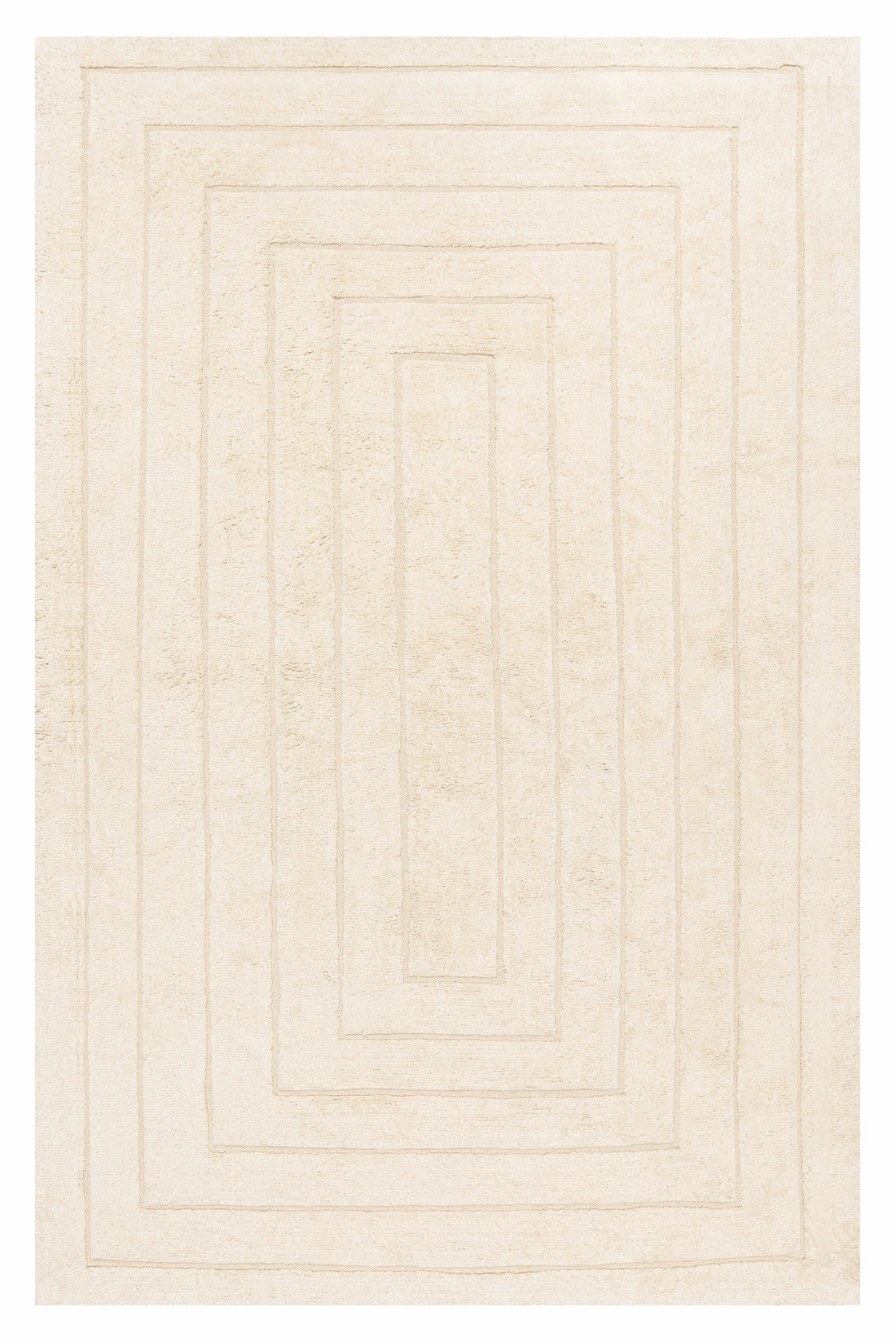 Allison Cream Beige Modern Cotton Washable Rug *NO RETURNS UNLESS FAULTYmodern color block patchwork rug