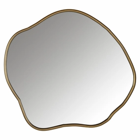 Allyson - Gold Mirrorwall mounted decorative mirror,full length dressing mirror