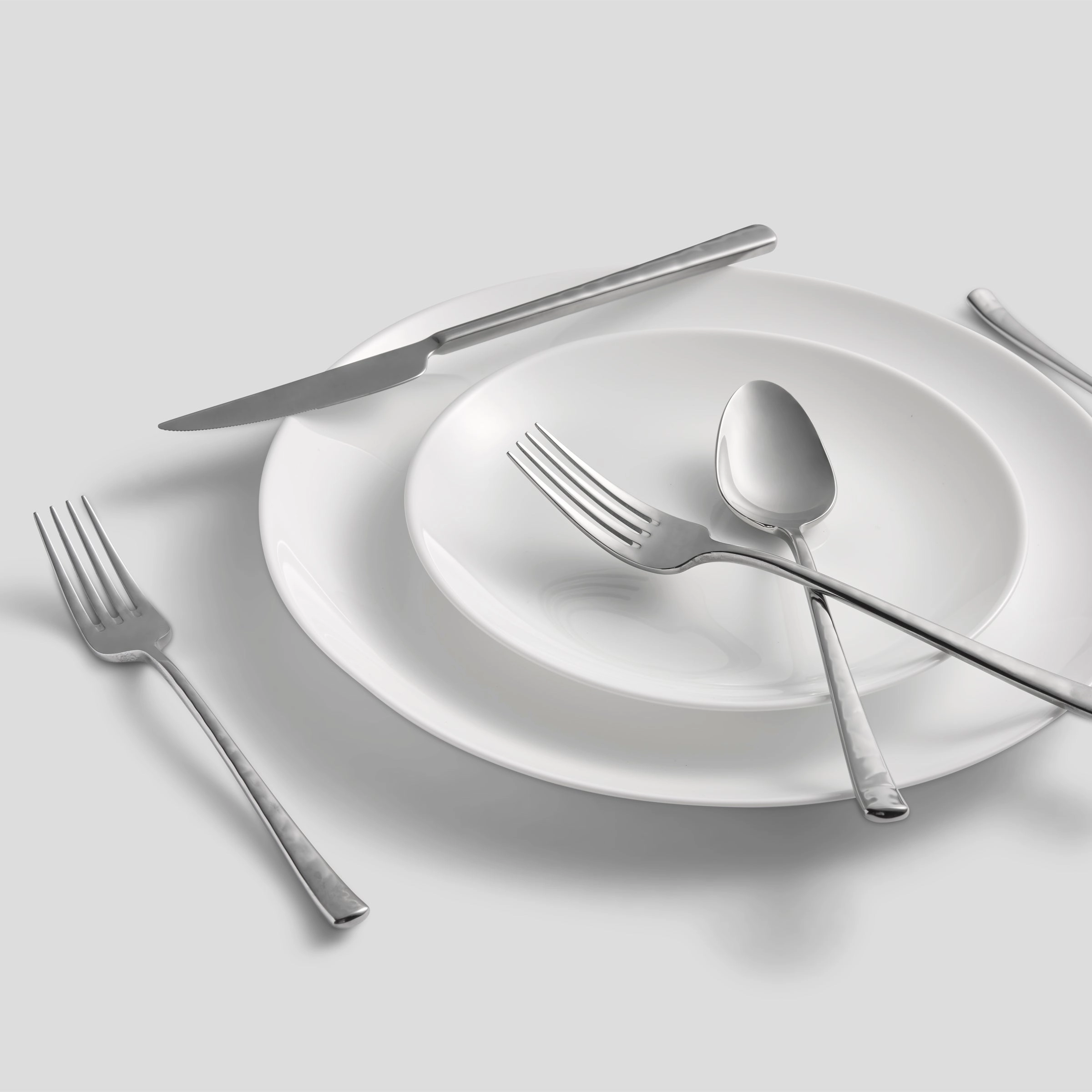 Almada Mirror Texture 30 Piece Flatware Kit