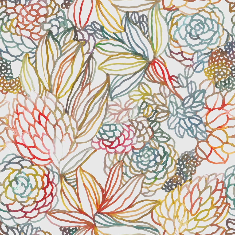 Althorp Printed Made to Measure Curtains Cinnamon