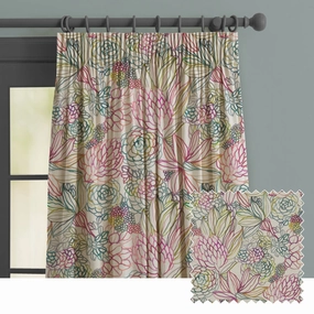 Althorp Printed Made to Measure Curtains Sorbet/Linenbedding sets ,throw blankets 