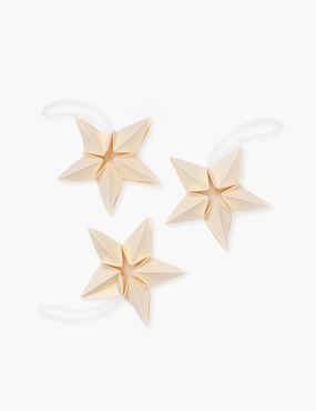 Amanda Paper Star Ornaments (Set of 3) by Ferm Livinghome decor ,wall decor 