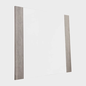 Amelia - Mirror In Titanio & Silver Ashwall mounted decorative mirror,full length dressing mirror