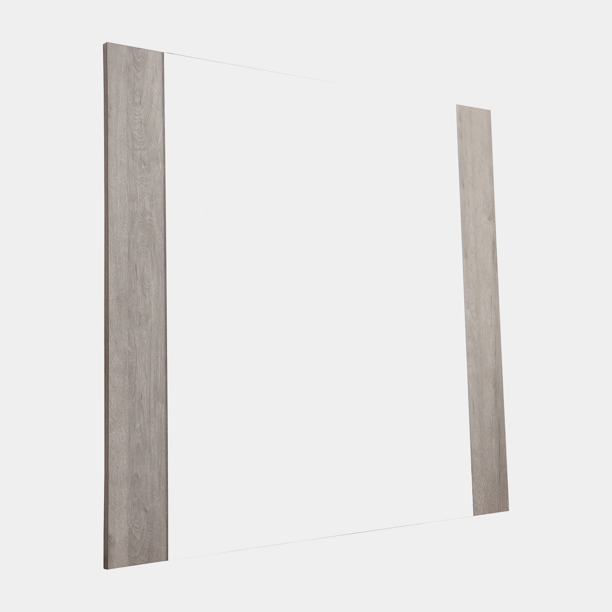Amelia - Mirror In Titanio & Silver Ashwall mounted decorative mirror,full length dressing mirror