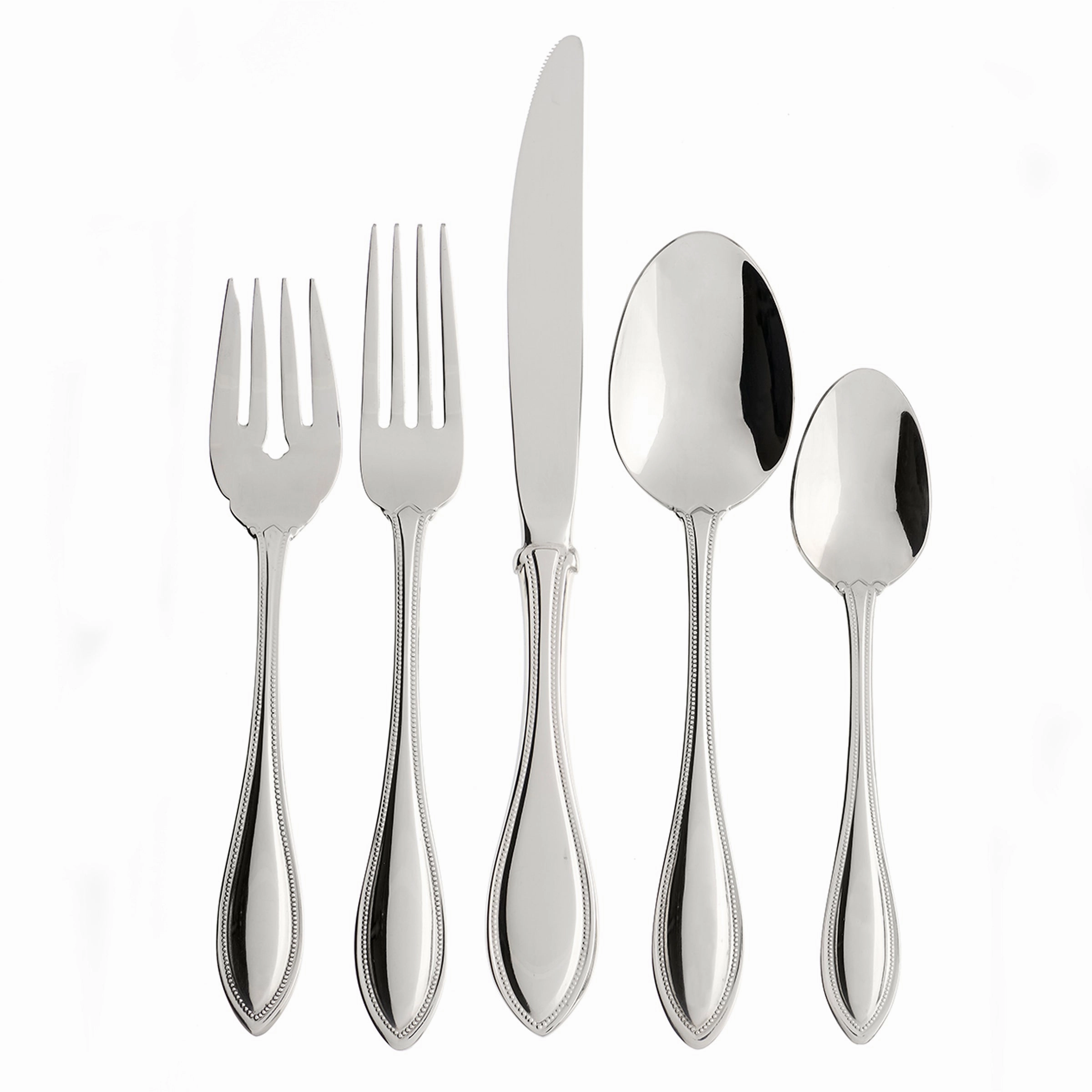 American Harmony 50 Piece Flatware Seteco-friendly bamboo fiber tableware set 