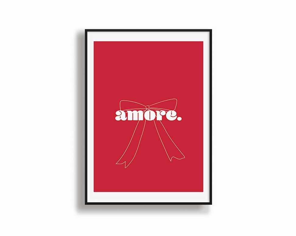 Amore Ribbonnordic style wall decor