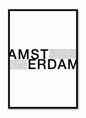 Amsterdam Attractions, Posterpop culture themed posters