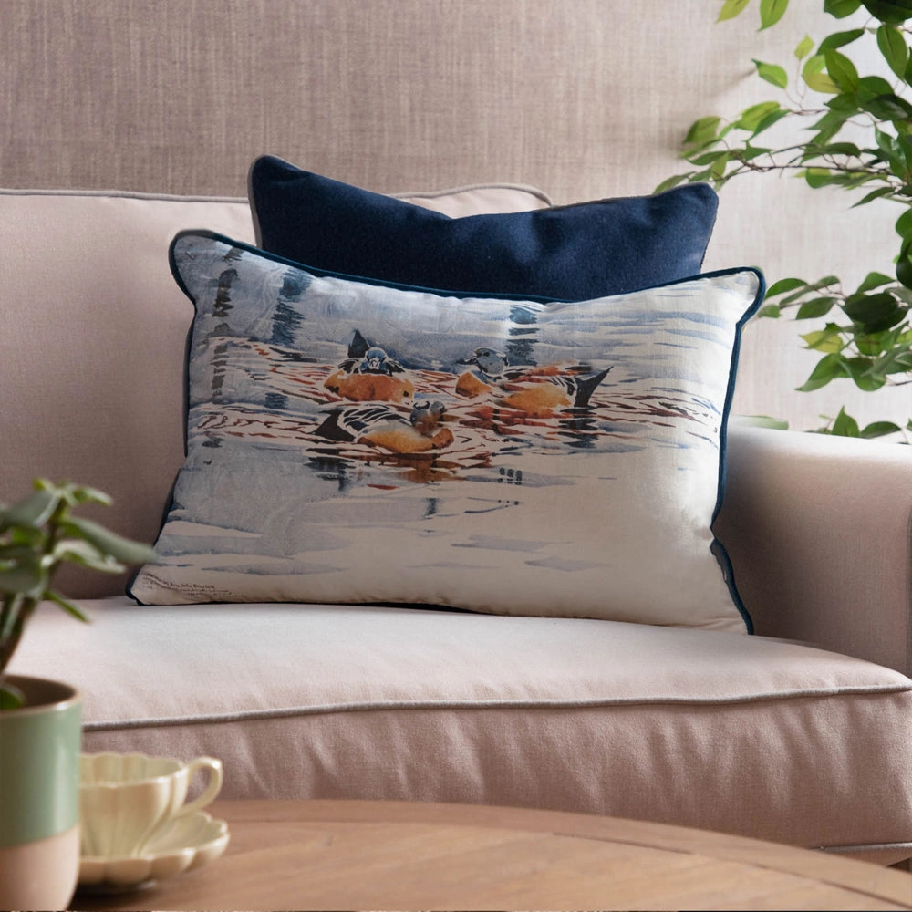 Anatidae Printed Cushion Glacierbedding sets ,throw blankets 